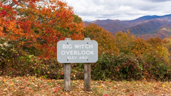 Blue Ridge Parkway, North Carolina, Big Witch Overlook